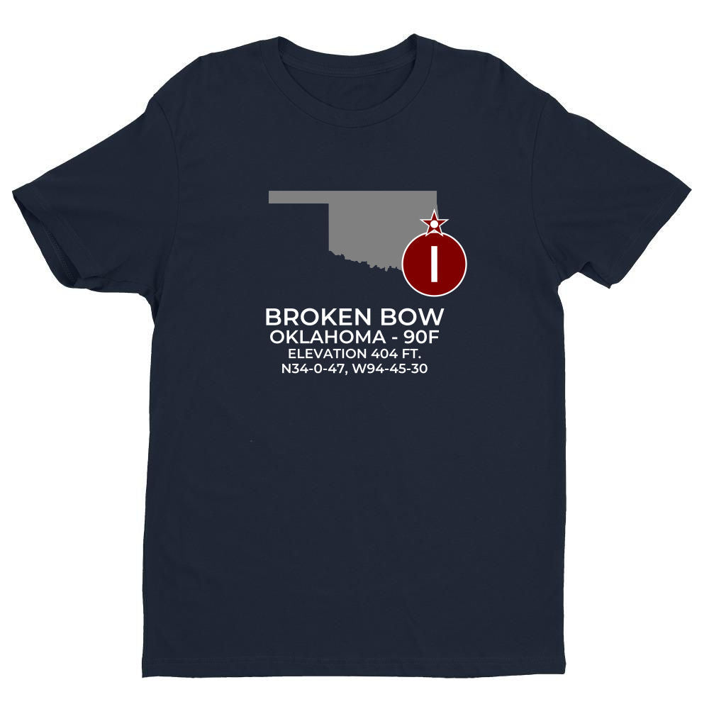 BROKEN BOW; OKLAHOMA (90F) T-Shirt