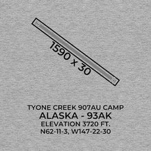 Load image into Gallery viewer, 93AK facility map in TYONE CREEK; ALASKA