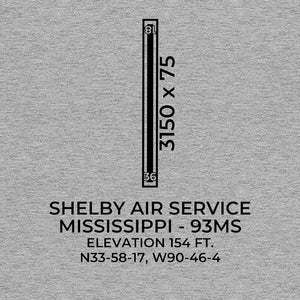 93MS facility map in SHELBY; MISSISSIPPI