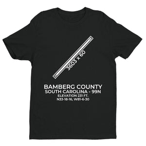 99n bamberg sc t shirt, Black