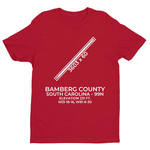 99n bamberg sc t shirt, Red