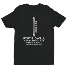 Load image into Gallery viewer, a28 fort bidwell ca t shirt, Black