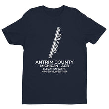 Load image into Gallery viewer, acb bellaire mi t shirt, Navy
