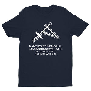 NANTUCKET MEMORIAL in NANTUCKET; MASSACHUSETTS (ACK; KACK) T-Shirt