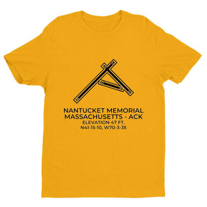 ack nantucket ma t shirt, Yellow