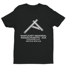 Load image into Gallery viewer, ack nantucket ma t shirt, Black