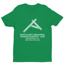 Load image into Gallery viewer, ack nantucket ma t shirt, Green