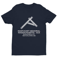 Load image into Gallery viewer, ack nantucket ma t shirt, Navy