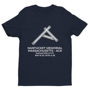 ack nantucket ma t shirt, Navy
