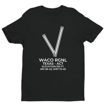 Load image into Gallery viewer, act waco tx t shirt, Black