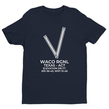 Load image into Gallery viewer, act waco tx t shirt, Navy