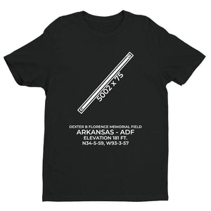adf arkadelphia ar t shirt, Black