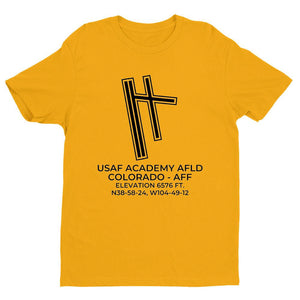 aff colorado springs co t shirt, Yellow