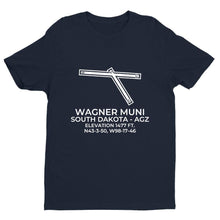 Load image into Gallery viewer, agz wagner sd t shirt, Navy