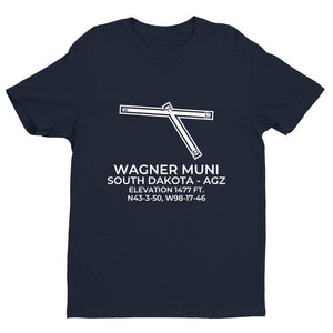 agz wagner sd t shirt, Navy