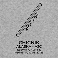 Load image into Gallery viewer, ajc chignik ak t shirt, Gray