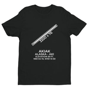 aki akiak ak t shirt, Black