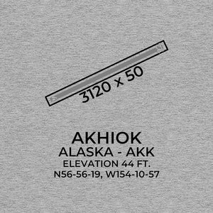 AKK facility map in AKHIOK; ALASKA