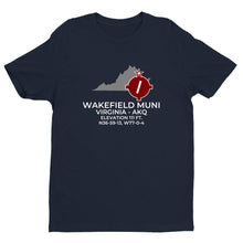 Load image into Gallery viewer, WAKEFIELD MUNI in WAKEFIELD; VIRGINIA (AKQ; KAKQ) T-Shirt