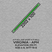 Load image into Gallery viewer, aph fort a p hill va t shirt, Gray