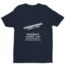 Load image into Gallery viewer, aqt nuiqsut ak t shirt, Navy