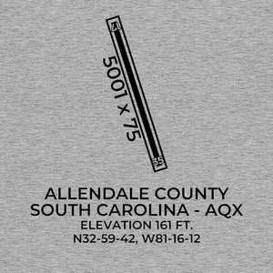 aqx allendale sc t shirt, Gray