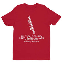 Load image into Gallery viewer, aqx allendale sc t shirt, Red