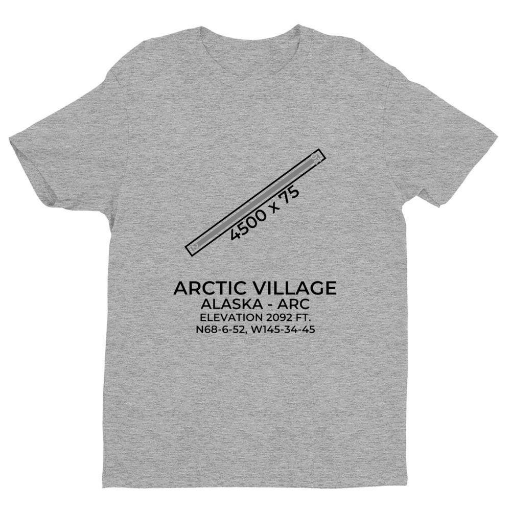 ARC facility map in ARCTIC VILLAGE; ALASKA