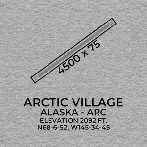 arc arctic village ak t shirt, Gray