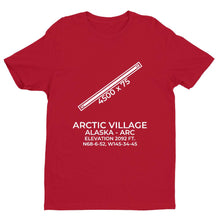 Load image into Gallery viewer, arc arctic village ak t shirt, Red