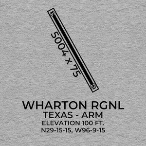 arm wharton tx t shirt, Gray