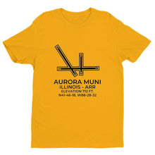 Load image into Gallery viewer, arr chicago aurora il t shirt, Yellow