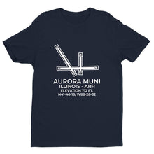 Load image into Gallery viewer, arr chicago aurora il t shirt, Navy