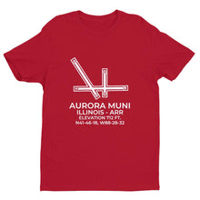 Load image into Gallery viewer, arr chicago aurora il t shirt, Red