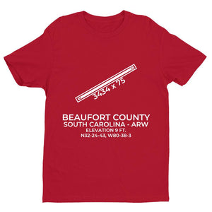 arw beaufort sc t shirt, Red