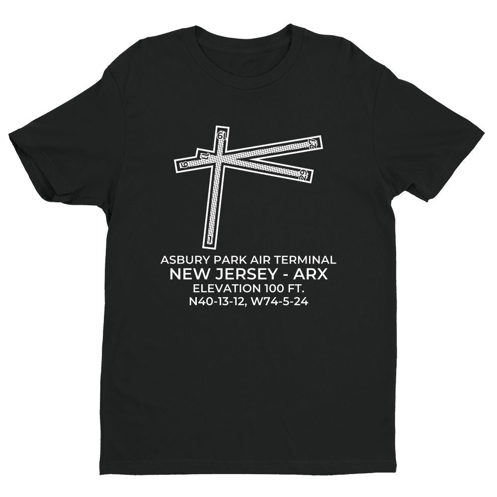 ASBURY PARK AIR TERMINAL (ARX) in NEPTUNE; NEW JERSEY (NJ) c.1959 T-Shirt