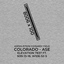 Load image into Gallery viewer, ase aspen co t shirt, Gray