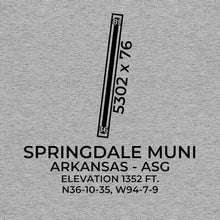 Load image into Gallery viewer, asg springdale ar t shirt, Gray