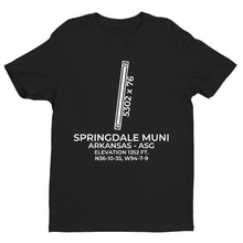 Load image into Gallery viewer, asg springdale ar t shirt, Black