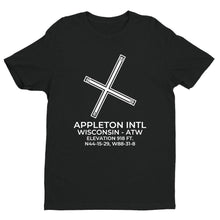 Load image into Gallery viewer, atw appleton wi t shirt, Black