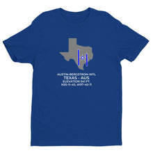 Load image into Gallery viewer, AUS facility map in AUSTIN; TEXAS, Royal Blue