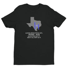 Load image into Gallery viewer, AUS facility map in AUSTIN; TEXAS, Black