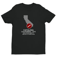 Load image into Gallery viewer, CATALINA near AVALON; CALIFORNIA (AVX; KAVX) T-Shirt