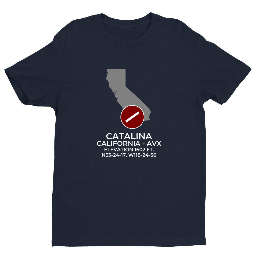 CATALINA near AVALON; CALIFORNIA (AVX; KAVX) T-Shirt