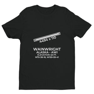awi wainwright ak t shirt, Black