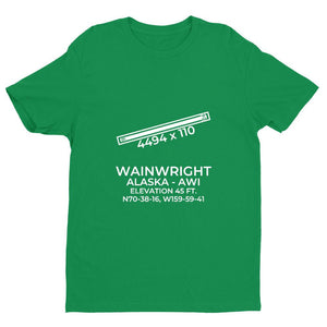 awi wainwright ak t shirt, Green