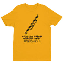 Load image into Gallery viewer, MOGOLLON AIRPARK (AZ82) in OVERGAARD; ARIZONA (AZ) T-Shirt