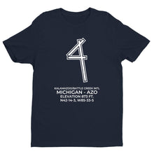 Load image into Gallery viewer, azo kalamazoo mi t shirt, Navy