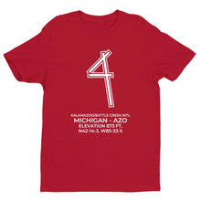 Load image into Gallery viewer, azo kalamazoo mi t shirt, Red