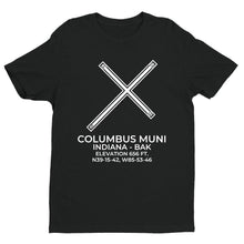 Load image into Gallery viewer, bak columbus in t shirt, Black